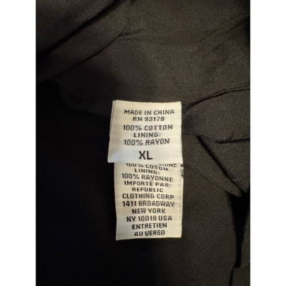 Spring & Mercer Black Puff Sleeve Babydoll Dress Extra Large XL Cotton NWT - Picture 12 of 13